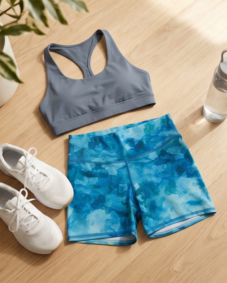 Summer Ocean Blue Short