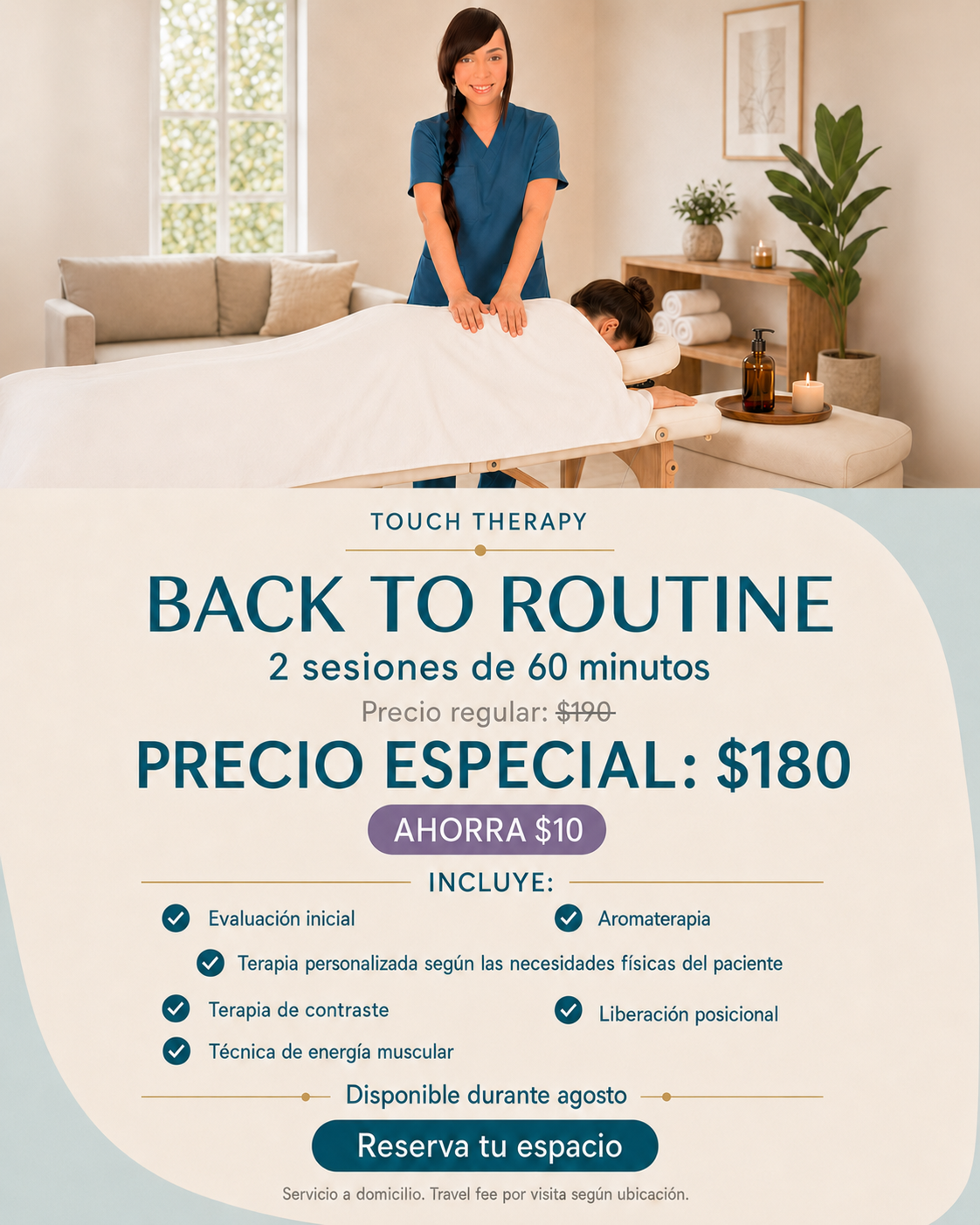 Therapeutic Promo Back to Routine