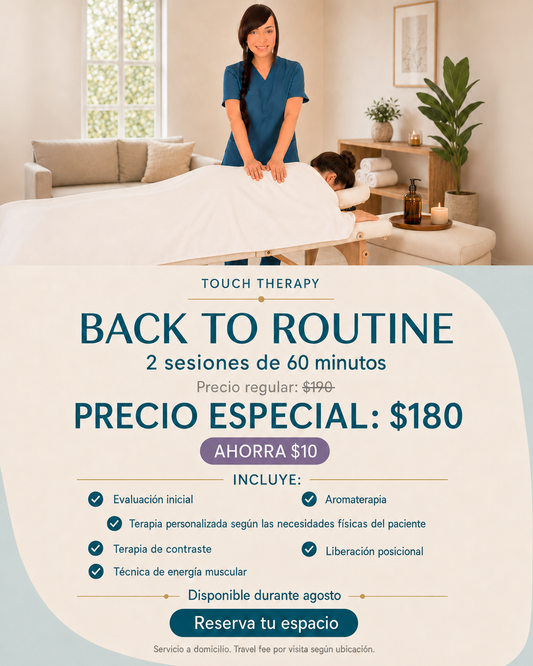 Therapeutic Promo Back to Routine