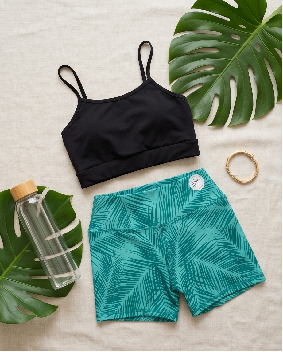 Summer Emerald Palm Short